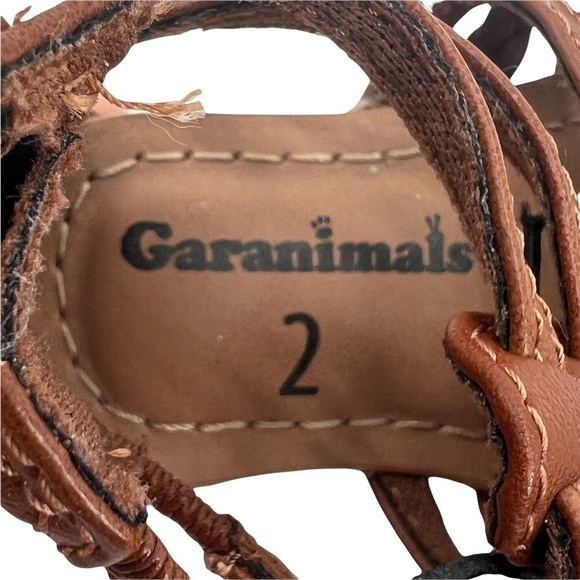 NWT Garanimals Brown Gladiator Sandals Size 2 Toddler - Picture 2 of 7